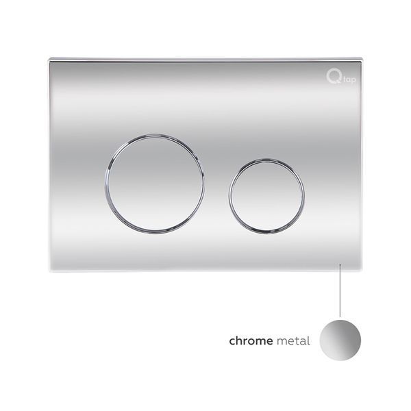 Готове рішення Qtap для ванної кімнати: підвісний унітаз Jay Rimless 520х360х320 + комплект інсталяції Nest 4 в 1 (кругла клавіша Chrome) SD00043005 фото