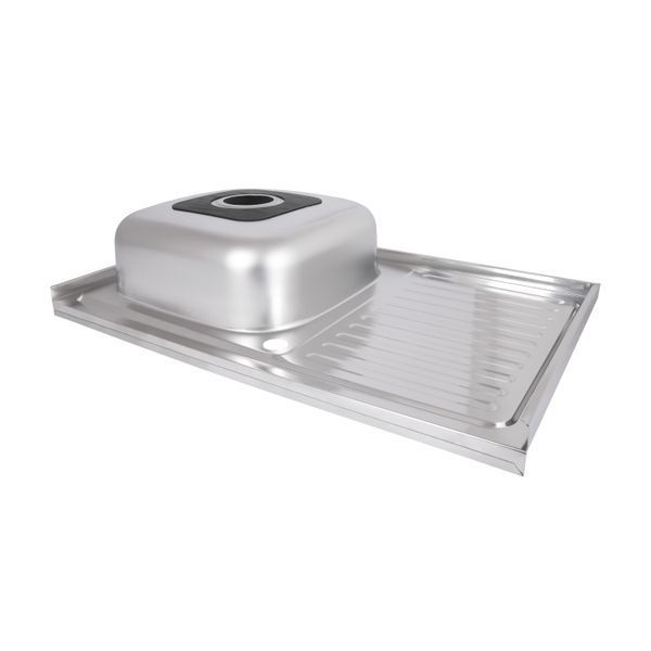 Кухонна мийка Brinex 5080-L 0,6 мм Satin (BRIN5080LSAT06) SD00054101 фото