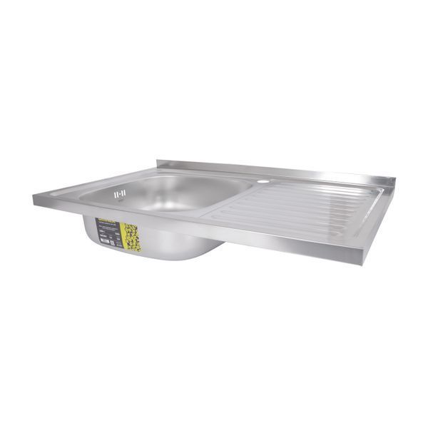 Кухонна мийка Brinex 5080-L 0,6 мм Satin (BRIN5080LSAT06) SD00054101 фото