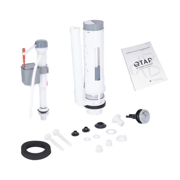 Унітаз підлоговий Qtap Grand Ultra Quiet безобідковий з сидінням Soft-close WHITE QT26228301W SD00052620 фото