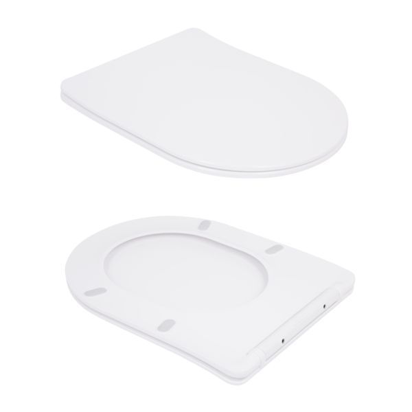 Унітаз підвісний Qtap Robin Ultra Quiet безобідковий з сідінням Soft-close 520x365x365 мм WHITE SD00052888 фото