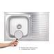 Кухонна мийка Brinex 5080-L 0,6 мм Satin (BRIN5080LSAT06) SD00054101 фото 2