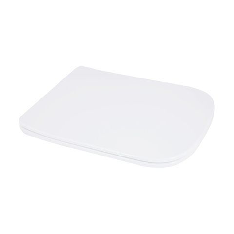 Сидіння для унітаза підлогового (Stenava) 435&times;345&times;30 мм, White, з мікроліфтом, Slim Duroplast, Quick Release QT99SC8303W Qtap SD00053190 фото