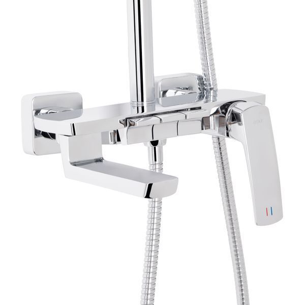 Душова система універсальна Qtap Tern на три споживача (з виливом) QTTER111CRM47591 Chrome SD00053715 фото
