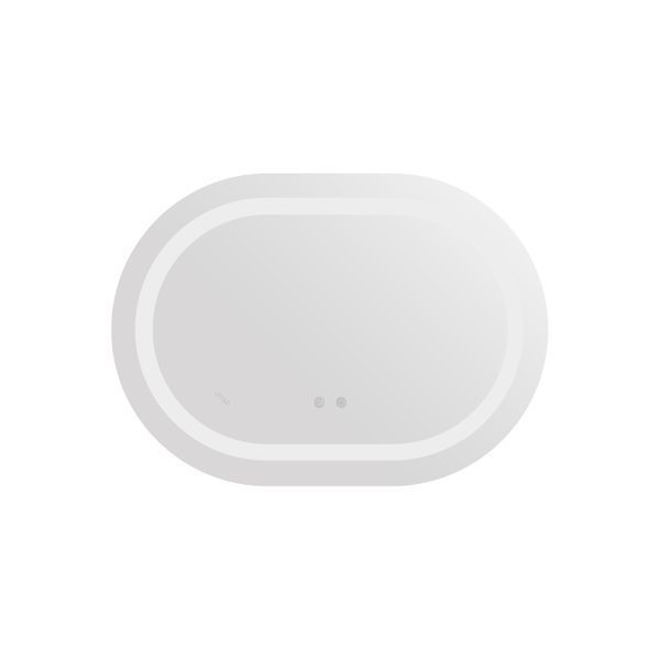 Дзеркало Qtap Gemini 600х800 з LED-підсвічуванням Touch, з антизапотіванням, з димером, рег. темп. кольору (3000-6500K) Reverse QT2578R6080 SD00052321 фото