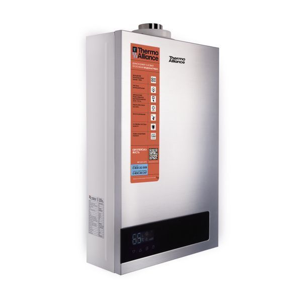 Колонка газова димохідна Thermo Alliance JSG20-10ETP18 10 л Silver SD00031251 фото
