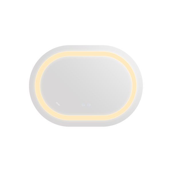 Дзеркало Qtap Gemini 600х800 з LED-підсвічуванням Touch, з антизапотіванням, з димером, рег. темп. кольору (3000-6500K) Reverse QT2578R6080 SD00052321 фото