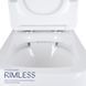 Унітаз підлоговий Qtap Stenava Rimless безобідковий з сидінням Soft-close WHITE QT27228303W SD00052621 фото 5