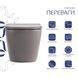 Унітаз підвісний Robin Ultra Quiet 490&times;365&times;325 мм, Stone Grey, з сидінням Slim Duroplast / Soft-close / Quick Release QT13332381АSSG Qtap SD00054282 фото 3