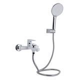 Змішувач для ванни Qtap Jay (з душовим гарнітуром) QTJAY259CRW45553 Chrome/White SD00051677 фото