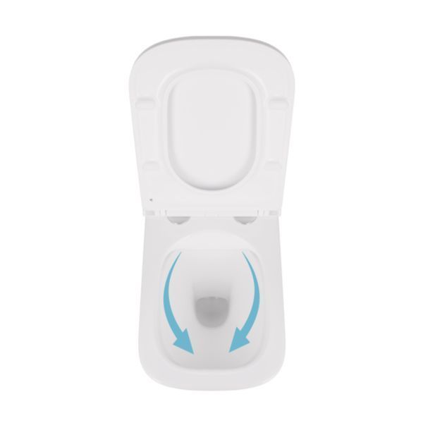 Унітаз підвісний Qtap Tern безобідковий з сідінням Soft-close QT1733052ERW SD00037240 фото
