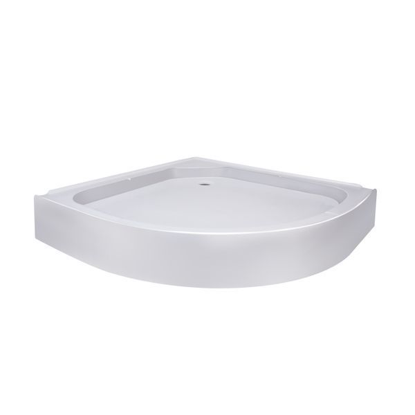 Душова кабіна Lidz Latwa SC80x80.SAT.LOW.GR, скло тон. 4 мм + Lidz Душовий піддон KAPIELKA ST80x80x15 SD00051438 фото