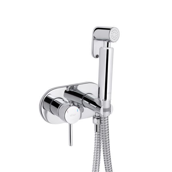 Набор для гігієнічного душу Qtap Inspai-Varius округлий QTINSVARCRMV00440501 Chrome SD00035725 фото