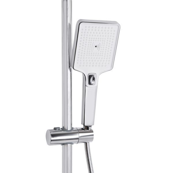 Душова система універсальна Qtap Presto на три споживача (з виливом) QTPRE111CRW45580 Chrome/White SD00051704 фото