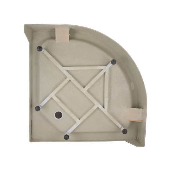 Душова кабіна Lidz Latwa SC80x80.SAT.LOW.GR, скло тон. 4 мм + Lidz Душовий піддон KAPIELKA ST80x80x15 SD00051438 фото