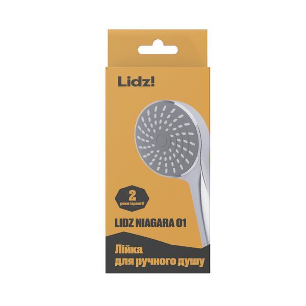 Лійка для ручного душу Лейки Lidz Niagara 01 98 мм округла LDNIA01CRM22034 Chrome SD00028131 фото