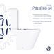 Унітаз підлоговий Qtap Dove Rimless безобідковий з сидінням Soft-close WHITE QT06228380BW SD00052622 фото 4