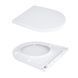 Унітаз підлоговий Qtap Dove Rimless безобідковий з сидінням Soft-close WHITE QT06228380BW SD00052622 фото 7