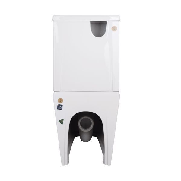 Унітаз-компакт Qtap Crow безобідковий з сідінням Soft-close QT05222170W SD00036221 фото