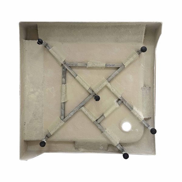 Душова кабіна Lidz Wawel SC80x80.SAT.LOW.GR, скло тон. 4 мм + Lidz Душовий піддон KAPIELKA ST80x80х14 SD00051444 фото