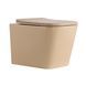 Унітаз підвісний Tern Ultra Quiet 490&times;365&times;325&nbsp;мм, Beige, з сидінням Slim Duroplast / Soft-close / Quick Release QT17332303ASSB Qtap SD00054290 фото 1
