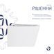 Унітаз підвісний Qtap Tern Ultra Quiet безобідковий з сидінням Soft-close WHITE QT17332303AW SD00052570 фото 4