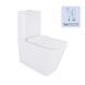 Унітаз-компакт Qtap Crow безобідковий з сідінням Soft-close QT05222170W SD00036221 фото 1