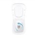 Унітаз підвісний Qtap Tern Ultra Quiet безобідковий з сидінням Soft-close WHITE QT17332303AW SD00052570 фото 6
