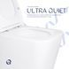 Унітаз підвісний Qtap Tern Ultra Quiet безобідковий з сидінням Soft-close WHITE QT17332303AW SD00052570 фото 5