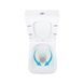 Унітаз підлоговий Qtap Aries Rimless безобідковий з сидінням Soft-close WHITE QT03228302W SD00052628 фото 6