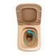 Унітаз підвісний Tern Ultra Quiet 490&times;365&times;325&nbsp;мм, Beige, з сидінням Slim Duroplast / Soft-close / Quick Release QT17332303ASSB Qtap SD00054290 фото 6