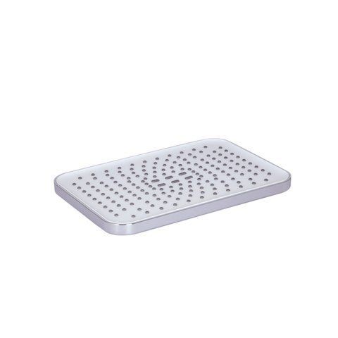 Лійка для верхнього душу Qtap Hlavova 260x180 мм прямокутна QTHLA107CRM45785 Chrome/White SD00051909 фото