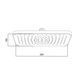 Лійка для верхнього душу Qtap Hlavova 260x180 мм прямокутна QTHLA107CRM45785 Chrome/White SD00051909 фото 2