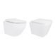 Акційний набір: Унітаз підвісний Jay Ultra Quiet QT07335177W 485х360х320 + Tern Ultra Quiet QT17332303ASW 490x365x325 SD00054048 фото 1