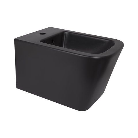 Біде підвісне Qtap Tern New 500x360x320 мм Matt Black QT17551303GMB SD00052588 фото