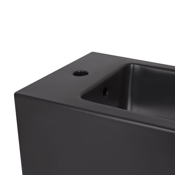 Біде підвісне Qtap Tern New 500x360x320 мм Matt Black QT17551303GMB SD00052588 фото