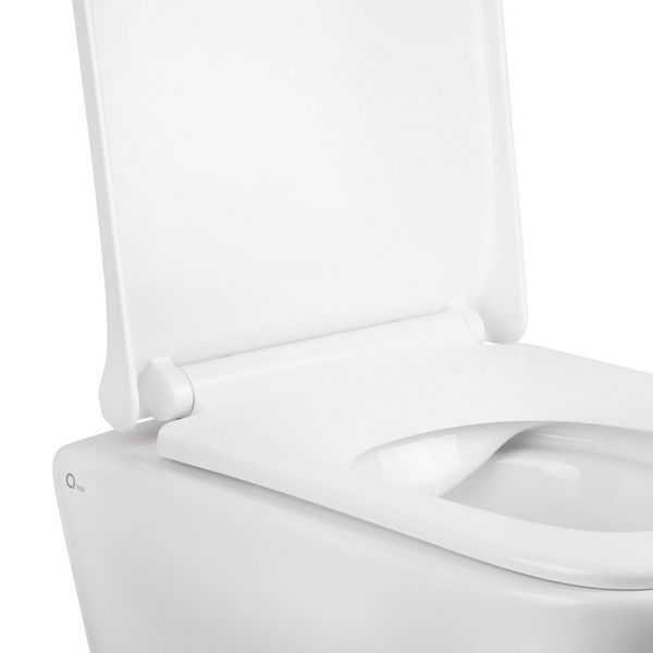 Готове рішення Qtap для ванної кімнати: підвісний унітаз Tern Rimless 490x340x350 + комплект інсталяції Nest 4 в 1 (лінійна клавіша Chrome) SD00043018 фото