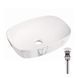 Раковина накладна Qtap Robin 500х380х140 мм, Marble, прямокутна, з донним клапаном QT04116302MR SD00054299 фото 1