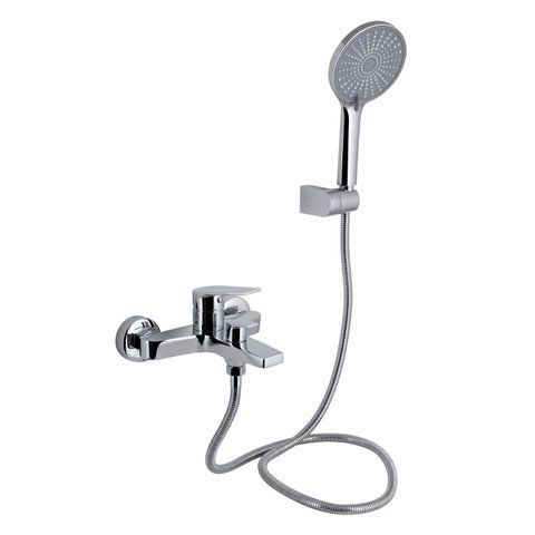 Змішувач для ванни Qtap Stenava New (з душовим гарнітуром) QTSTE259CRM45537 Chrome SD00051661 фото