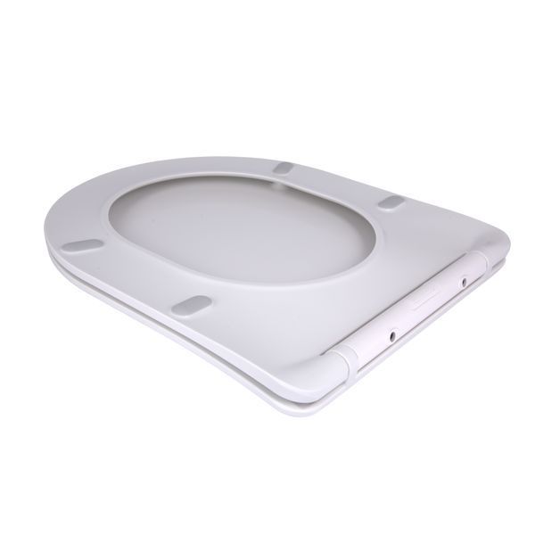 Сидіння для унітаза підлогового (Dove) 425&times;363&times;30 мм, White, з мікроліфтом, Slim Duroplast, Quick Release QT06228380BW3 Qtap SD00053462 фото