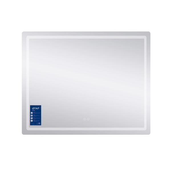 Дзеркало Qtap Mideya (DC-F910) 1000х800 з LED-підсвічуванням Touch, з антизапотіванням, димером QT2078F910W SD00036736 фото