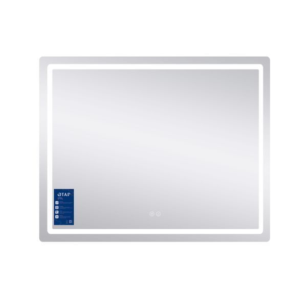 Дзеркало Qtap Mideya (DC-F910) 1000х800 з LED-підсвічуванням Touch, з антизапотіванням, димером QT2078F910W SD00036736 фото