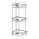 Полиця кутова Lidz Oreo 0606 3 ярусна LDORE0606CRM32484 Chrome SD00038586 фото 1