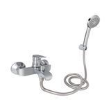 Змішувач для ванни Lidz Wieza 006 (з душовим гарнітуром) (k35) LDWIE006CRM45410 Chrome SD00051534 фото