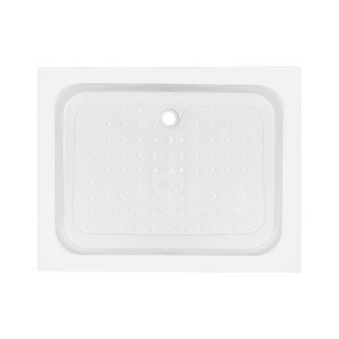 Душовий піддон KAPIELKA ST100x80х14 низький, прямокутний, діаметр зливу 52 мм Lidz SD00051133 фото