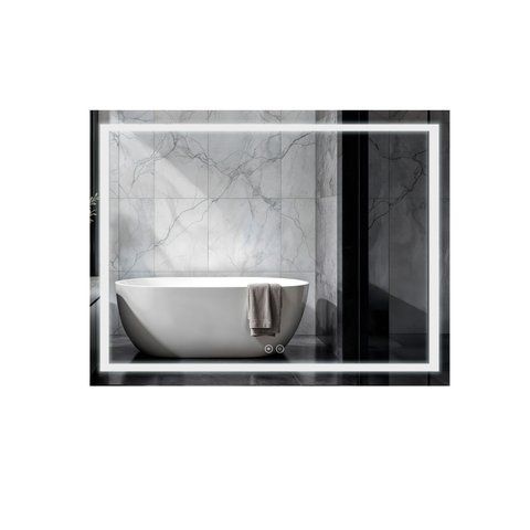 Дзеркало Qtap Mideya (DC-F613) 700х500 з LED-підсвічуванням Touch, з антизапотіванням, димером QT2078NCF7050W SD00054142 фото