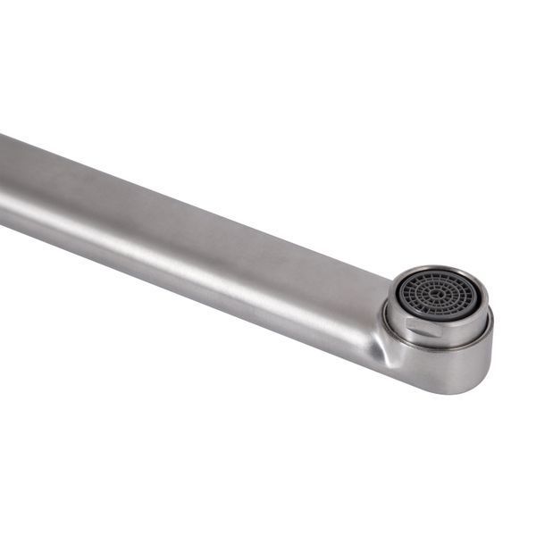 Змішувач для ванни Lidz Luna 005 (з душовим гарнітуром) (k35) LDLUN005NKS46093 Nickel SD00052217 фото
