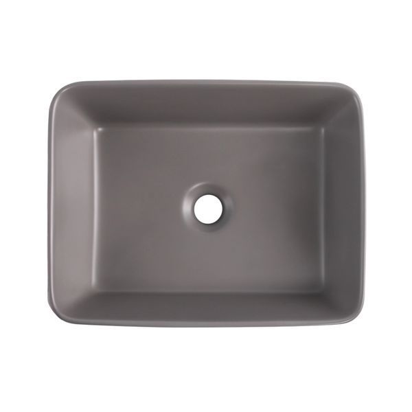 Комплект Qtap Tern Stone grey 3 в 1: підвісний унітаз Ultra Quiet + біде підвісне + раковина накладна QTTERSG49162 SD00055286 фото