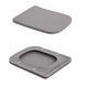 Унітаз підвісний Tern Ultra Quiet 490&times;365&times;325 мм, Stone Grey, з сидінням Slim Duroplast / Soft-close / Quick Release QT17332303ASSG Qtap SD00054289 фото 8