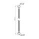 Шланг для води Thermo Alliance Standart 60 см NYLON 1/2"x1/2" ВВ TAS387W60 SD00052979 фото 2